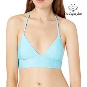 Vicious Young Babes Ocean Eyes Halter Bikini Top Swimsuit Size M